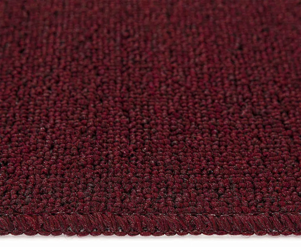 Tapetes de Degraus vidaXL com Base de Látex Bordô 20x75 cm