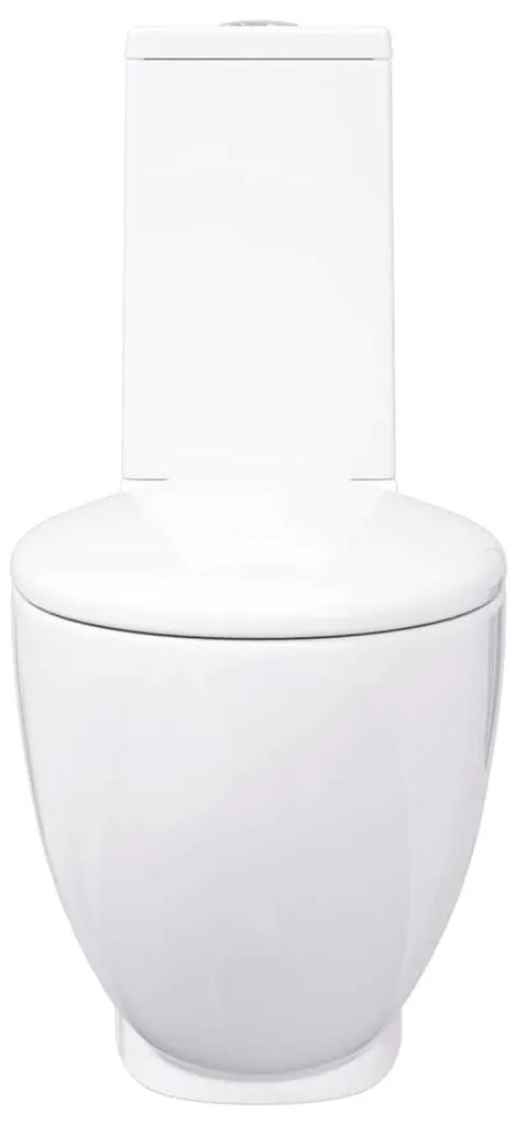 Sanita de cerâmica com descarga água traseira branco
