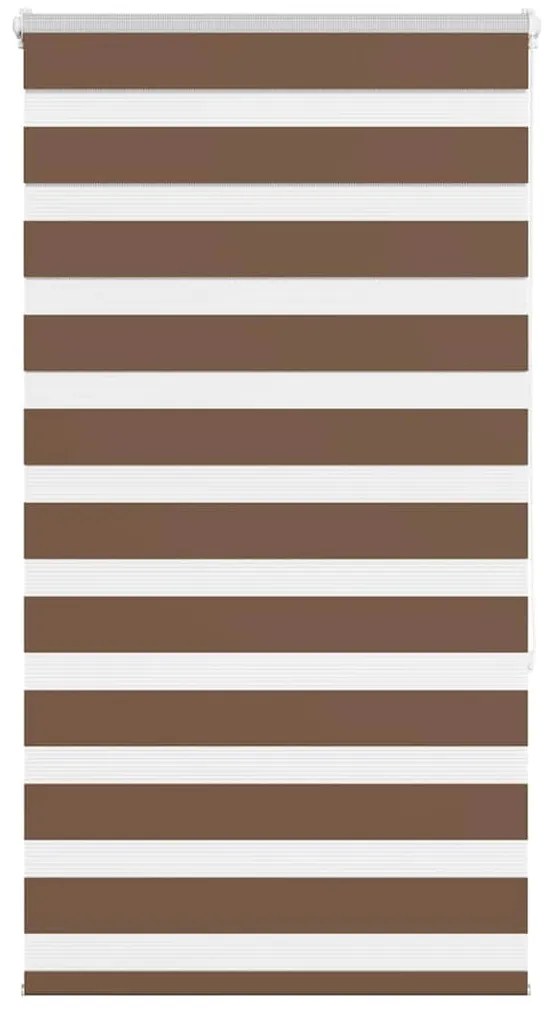 vidaXL Cortina de zebra 90x150 cm largura do tecido 85,9 cm poliéster