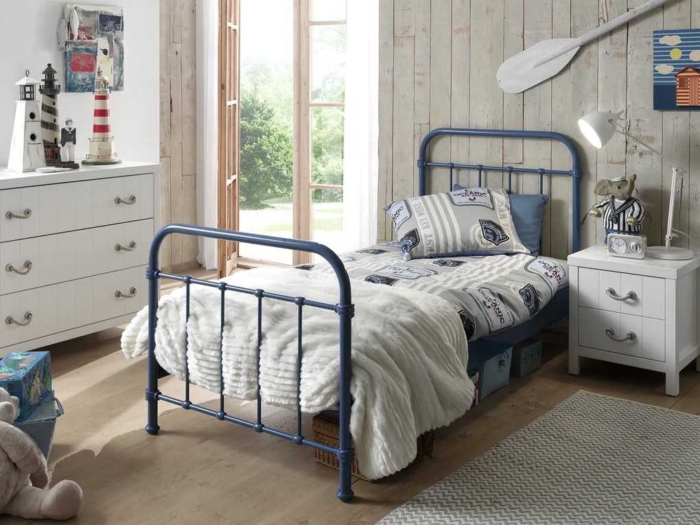 Cama para Crianças NEW YORK  90x200CM + Azul
