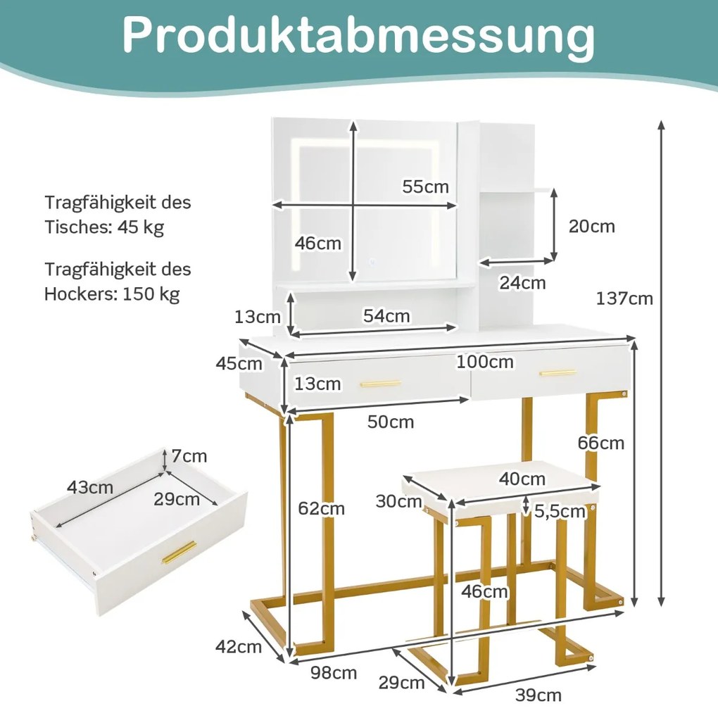 Guarda-roupa aberto resistente com estrutura de metal para quarto