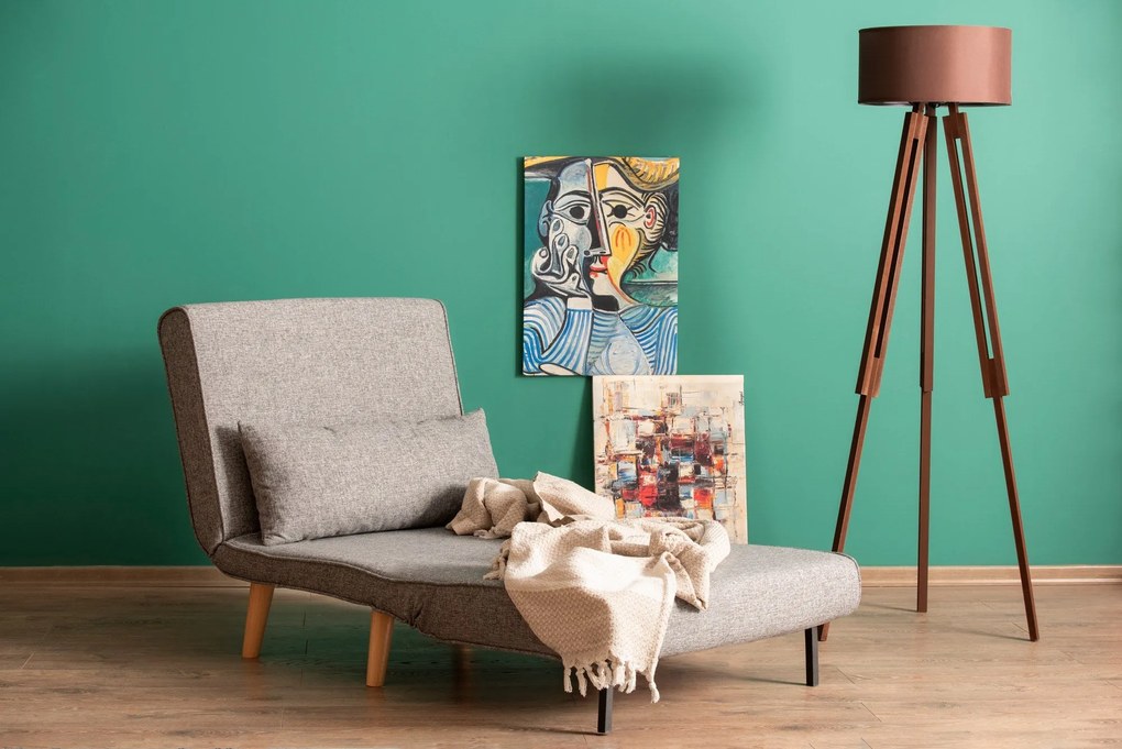Sofá-Cama Folde – Cinzento Claro – 180 x 80 cm