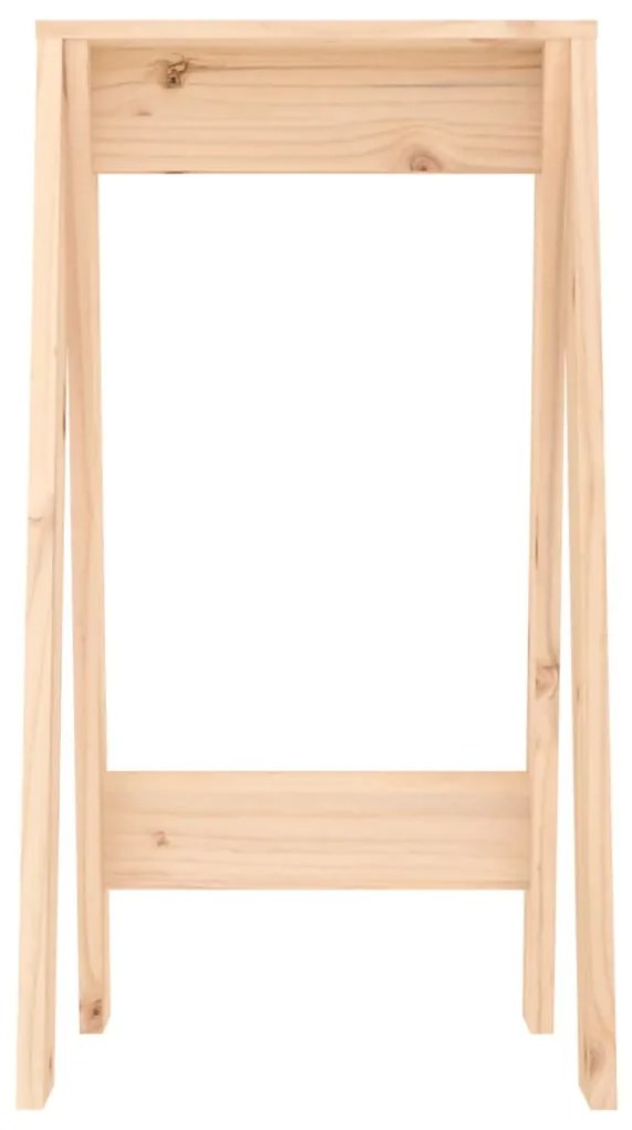 Bancos 2 pcs 40x40x75 cm pinho maciço