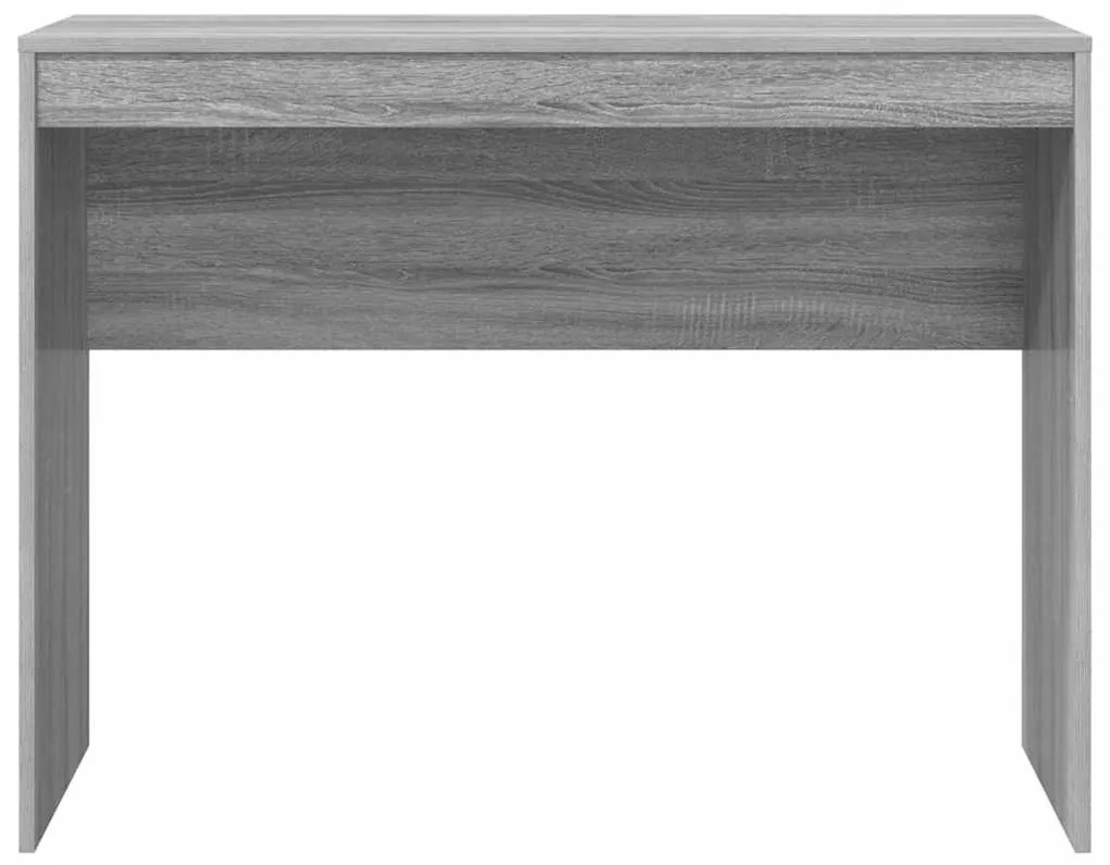 Secretária de Computador Cinza sonoma MDF 100 x 40 x 76 cm