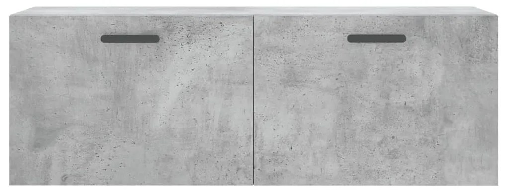 Armário parede 100x36,5x35cm derivados de madeira cinza cimento