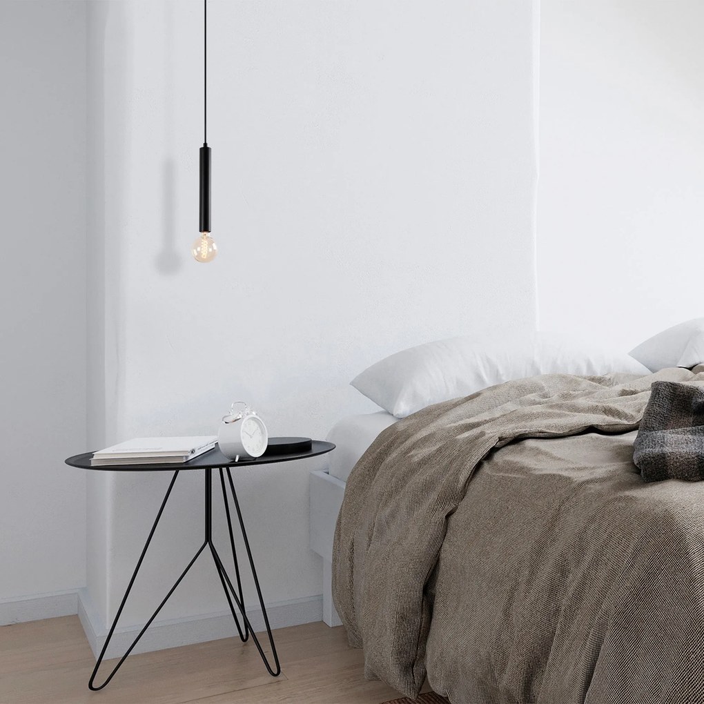 Candeeiro Suspenso Tempo – Preto – 4 x 4 cm