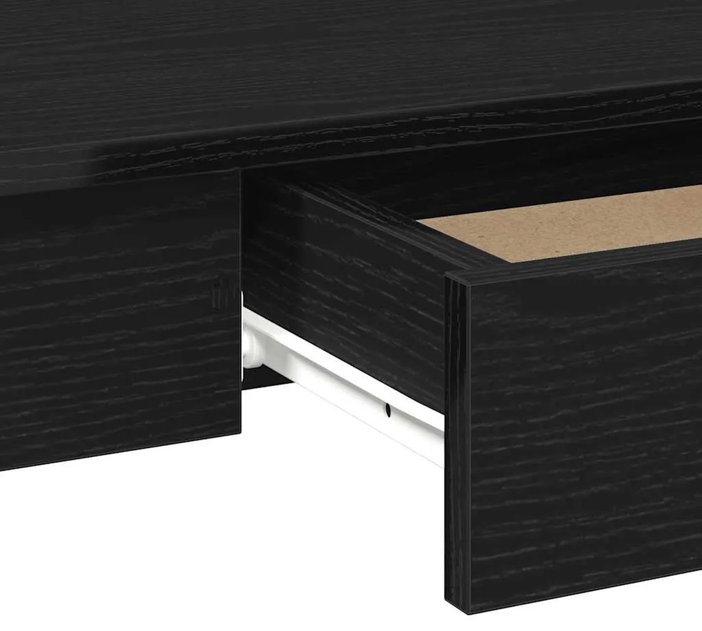 Secretária 100x45x75 cm derivados de madeira preto