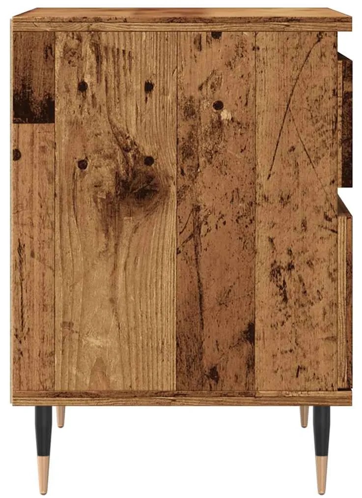 Mesa de cabeceira 40x35x50 cm derivados madeira madeira velha