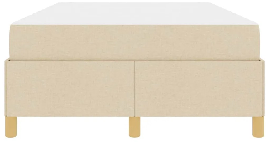 Cama Box Outros Branco e Creme 120 x 190 cm Poliéster