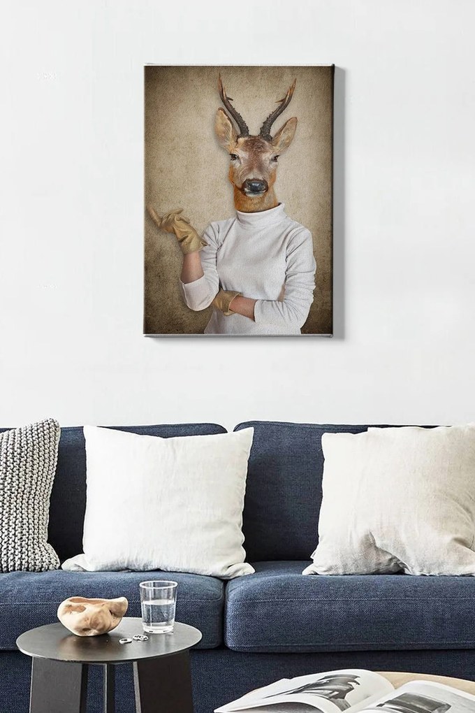 Pintura Decorativa em Tela 12812917003 – Multicolor – 50 x 70 cm