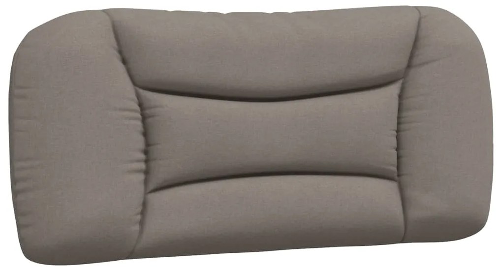 Estrutura de cama com LED sem colchão 90x190 cm tecido