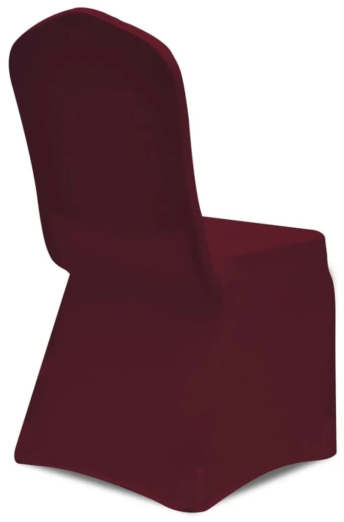 Capa extensível para cadeira 4 pcs bordô