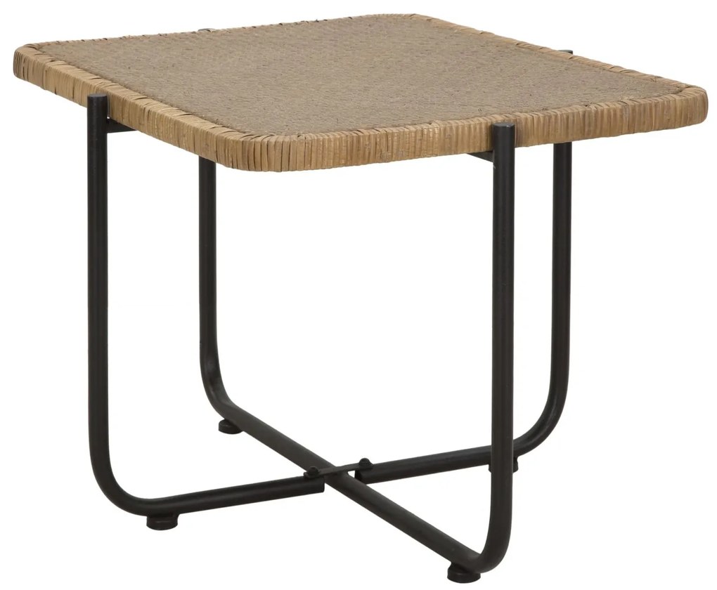MESA DE CENTRO CEBU 75X55X46,5 CM CASTANHO E PRETO