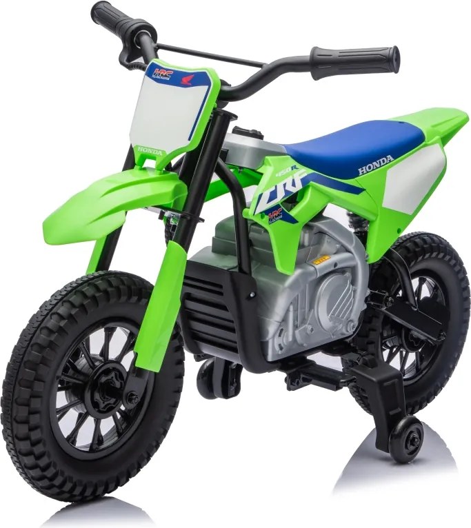 Mota eletrica bateria 12V para Crianças HONDA CFR450R Verde