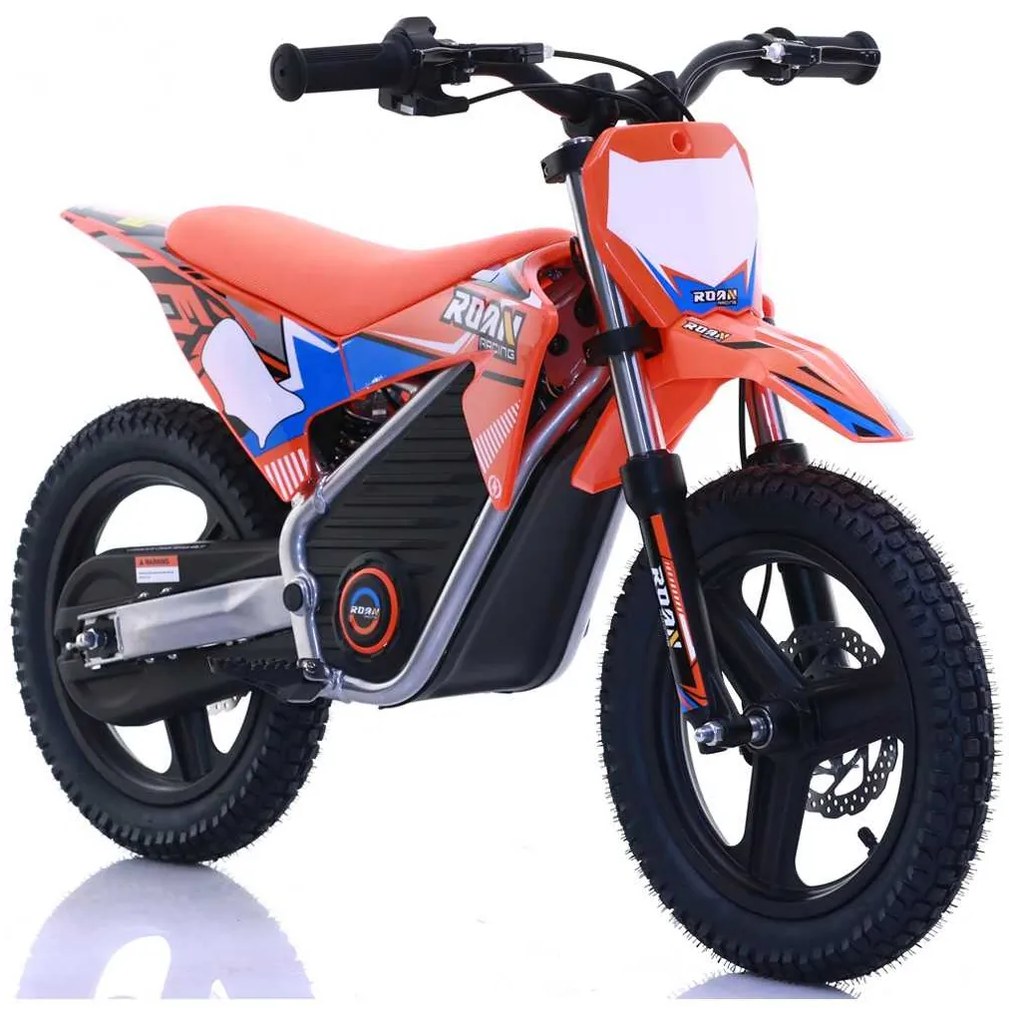 Mini moto elétrica para crianças Minicross electrica 350W 14/14" Warrior MX-E350 Laranja