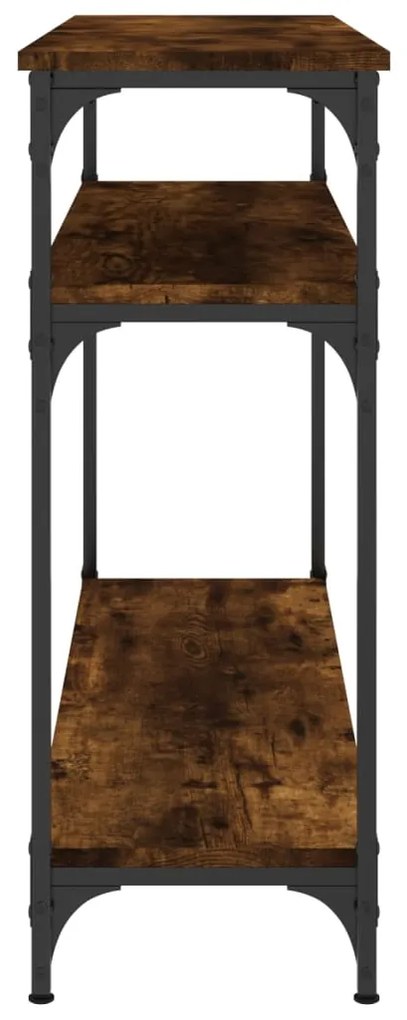 Mesa consola 100x29x75 cm derivados de madeira carvalho fumado