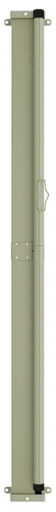 Toldo lateral retrátil para pátio 160x300 cm cor creme