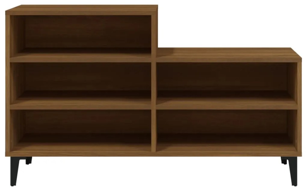 Sapateira 102x36x60 cm derivados de madeira carvalho castanho