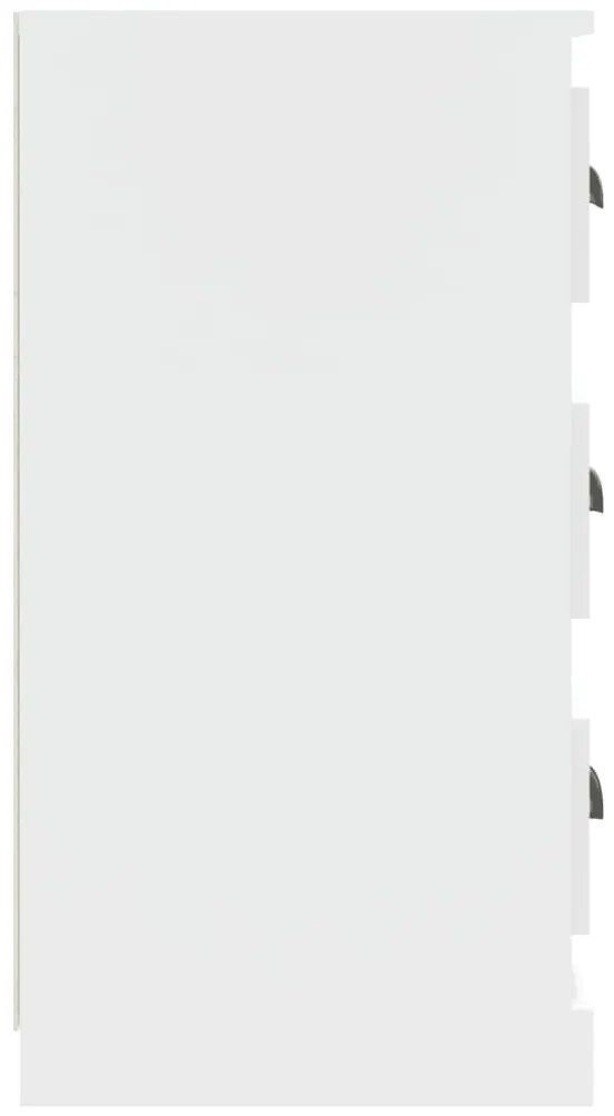 Aparadores 2 pcs derivados de madeira branco