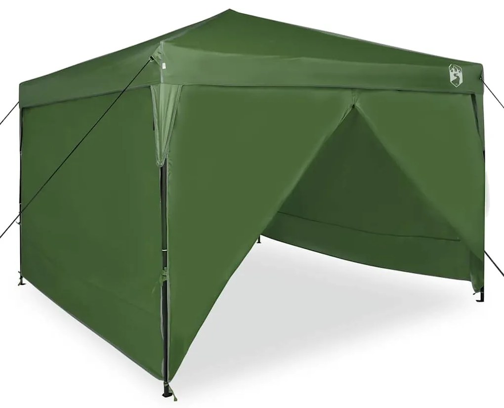 Tenda de Toldo Verde 300 x 300 x 227 / 236 / 245 cm Tecido Oxford