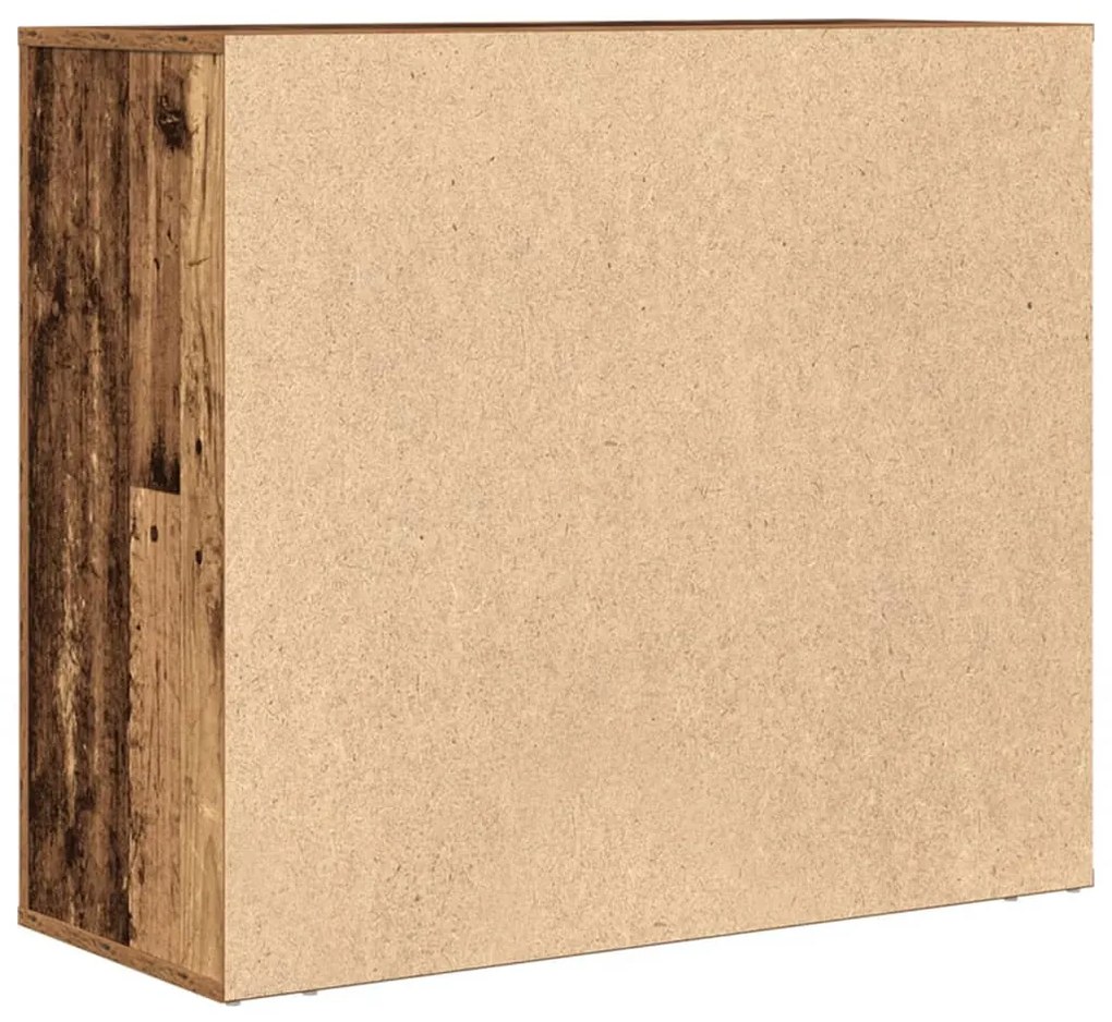 Aparador 80x33x70 cm derivados de madeira madeira velha