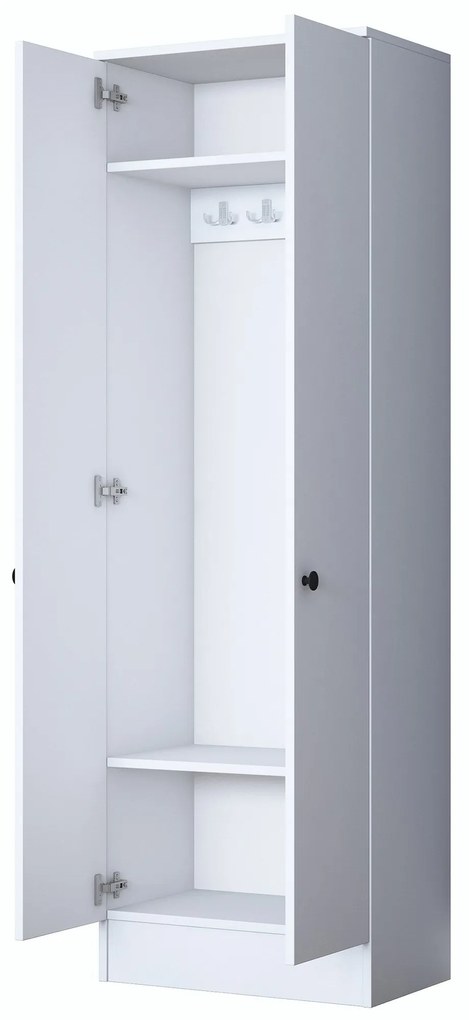 Hall Stand P6 – Branco – 59,8 cm x 182,8 cm x 37,5 cm