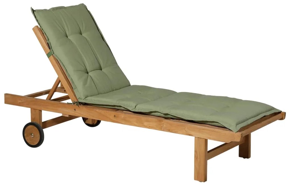 429025 Madison Almofadão para espreguiçadeira Panama 200x60 cm verde salva