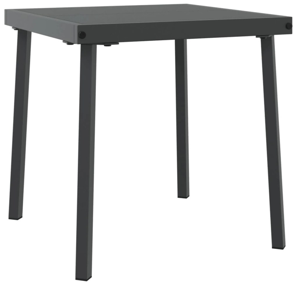 Espreguiçadeiras 2 pcs com Rodas e Mesa em Rattan Preto