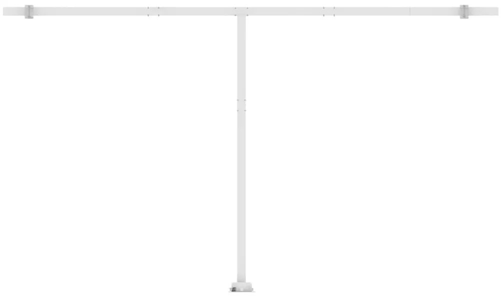 Toldo automático com LED e sensor de vento 500x300 cm antracite