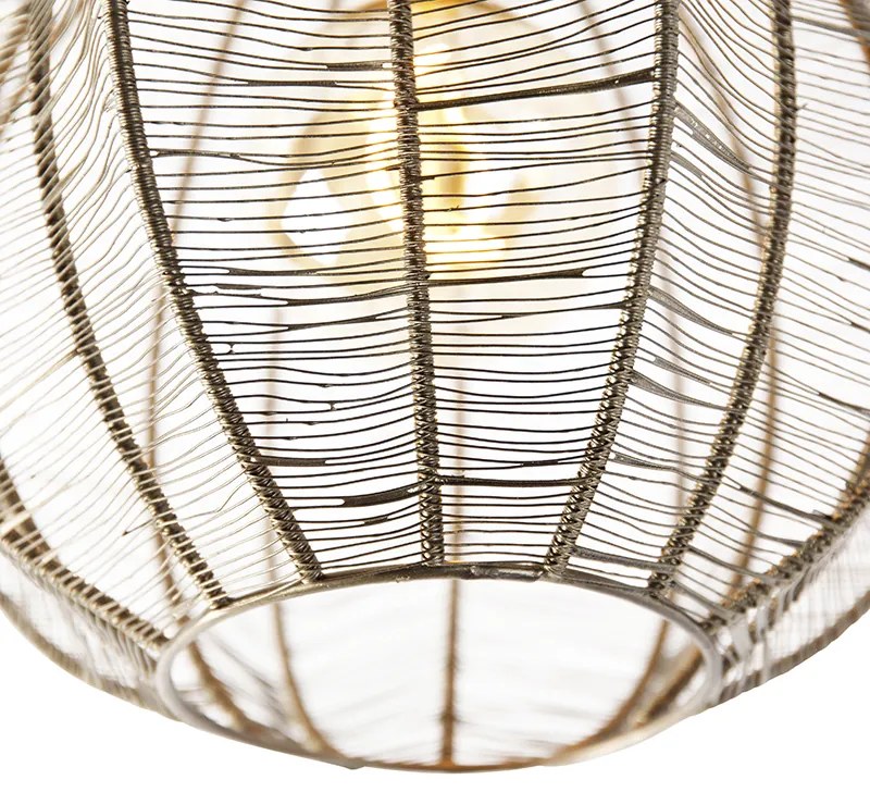 Luminária de teto industrial bronze com preto - Dong Industrial