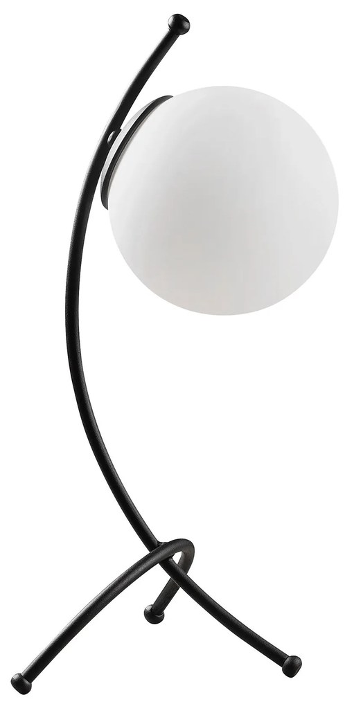 Candeeiro de Mesa Yay – Preto/Branco – 23 x 18 cm