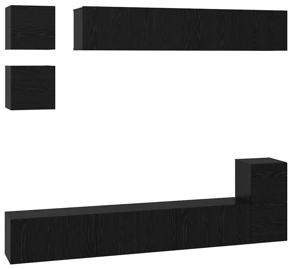 Conjunto de móvel de TV com prateleira Outros com armazenamento 8 pcs