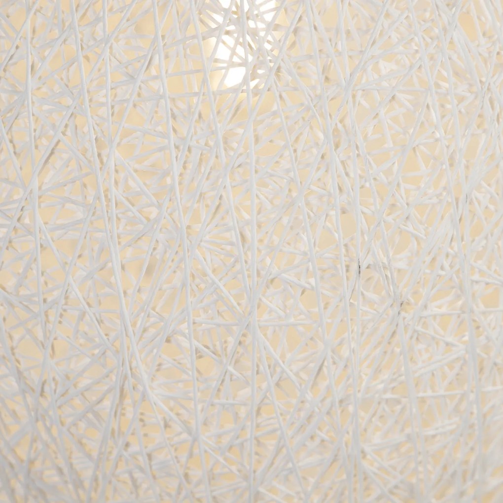 Candeeiro de suspensão inteligente branco 45 cm incl. Wifi A60 - Corda