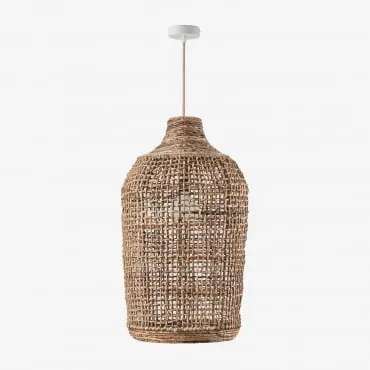 Lâmpada De Teto Suspensa Arantxa Natural - Branco & Ø40 Cm - ↑70 Cm Arantxa - Sklum