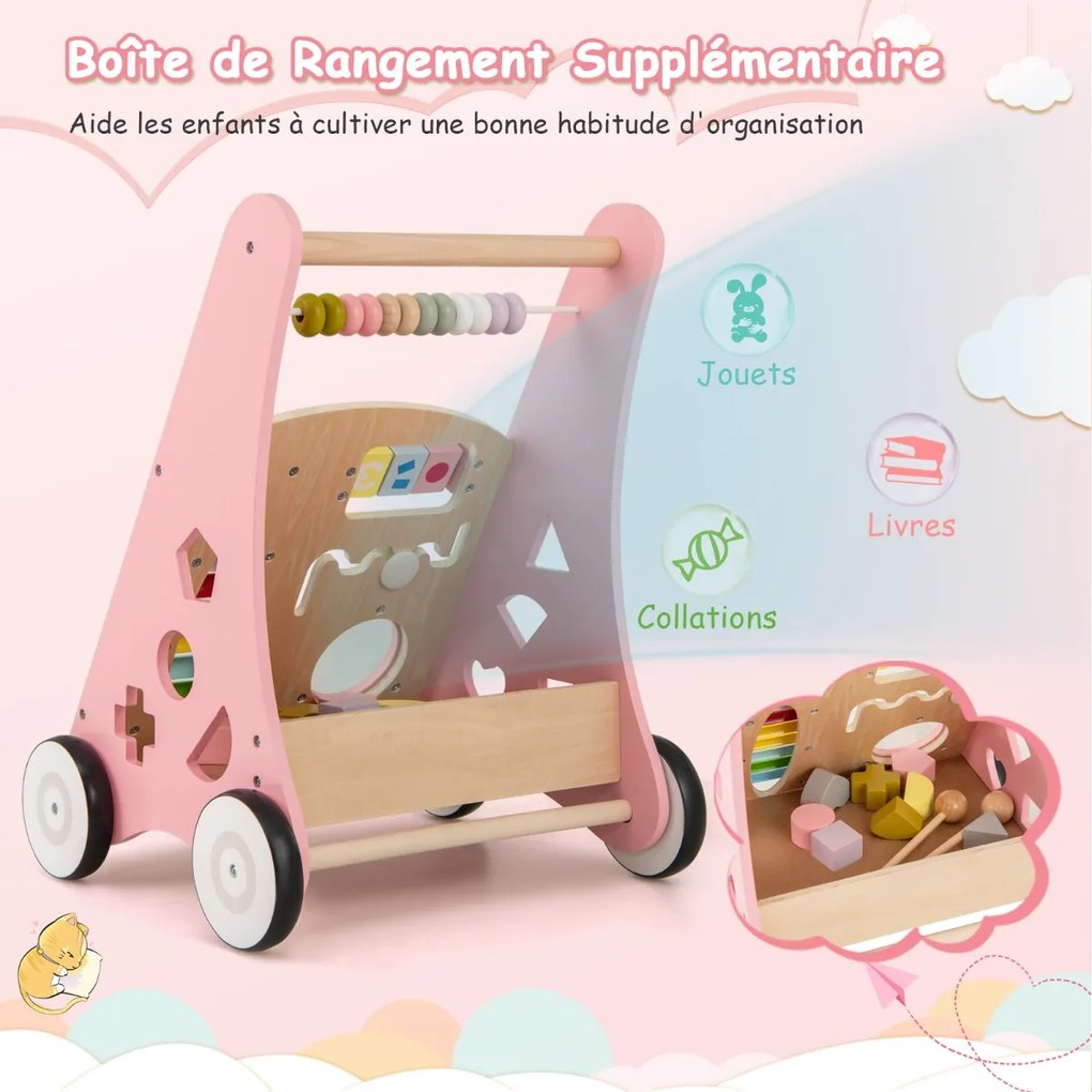 Instrumento musical de percussão educacional com bumbo e pedal - azul