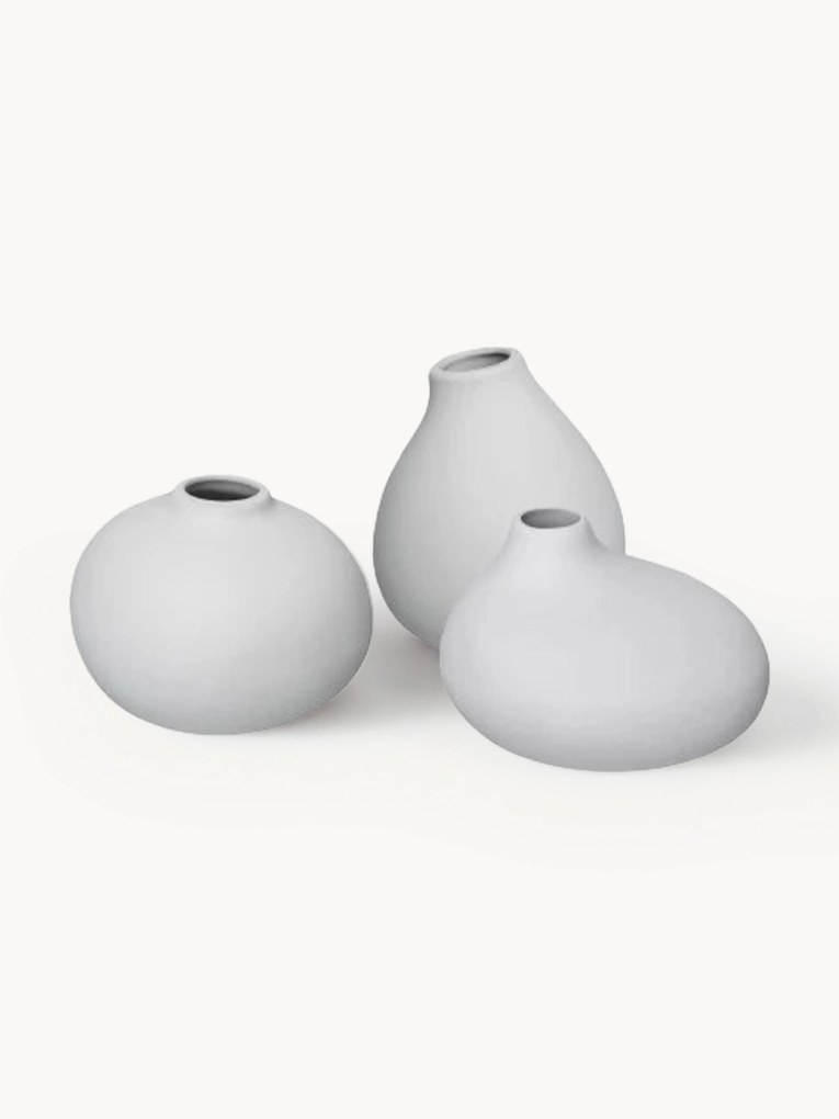 Jarras em porcelana pequenas Nona, conjunto de 3