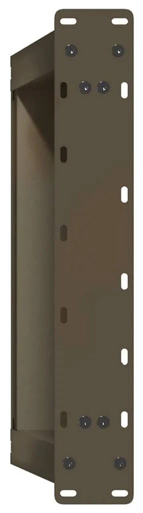 Pés para mesa de centro em formato de U, 2 peças, aço natural, 40x(30-