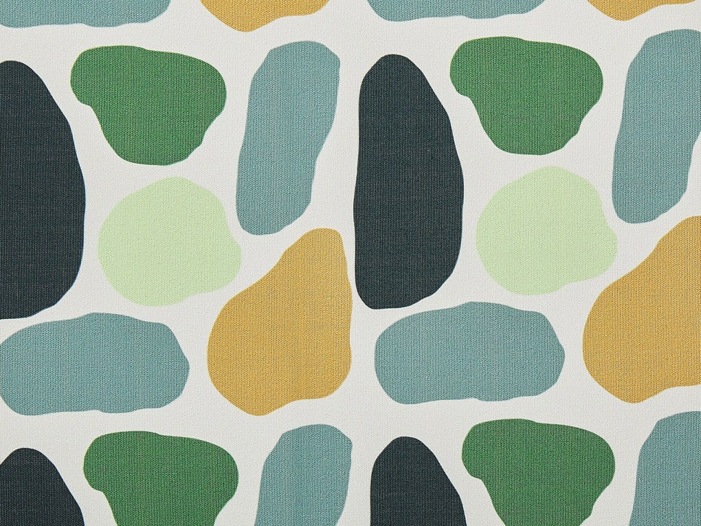 Conjunto de 2 capas multicolor motivo geométrico para cadeiras CINE Beliani