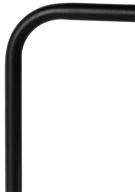 Candeeiro de mesa moderno preto com cúpula fumê - Maly Moderno