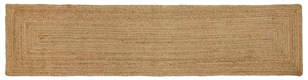 vidaXL Tapete de Área Bege 60 x 250 cm Juta