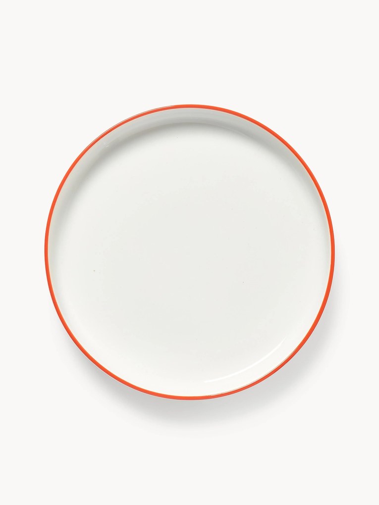 Pratos de pequeno-almoço em porcelana Facile, conjunto de 2