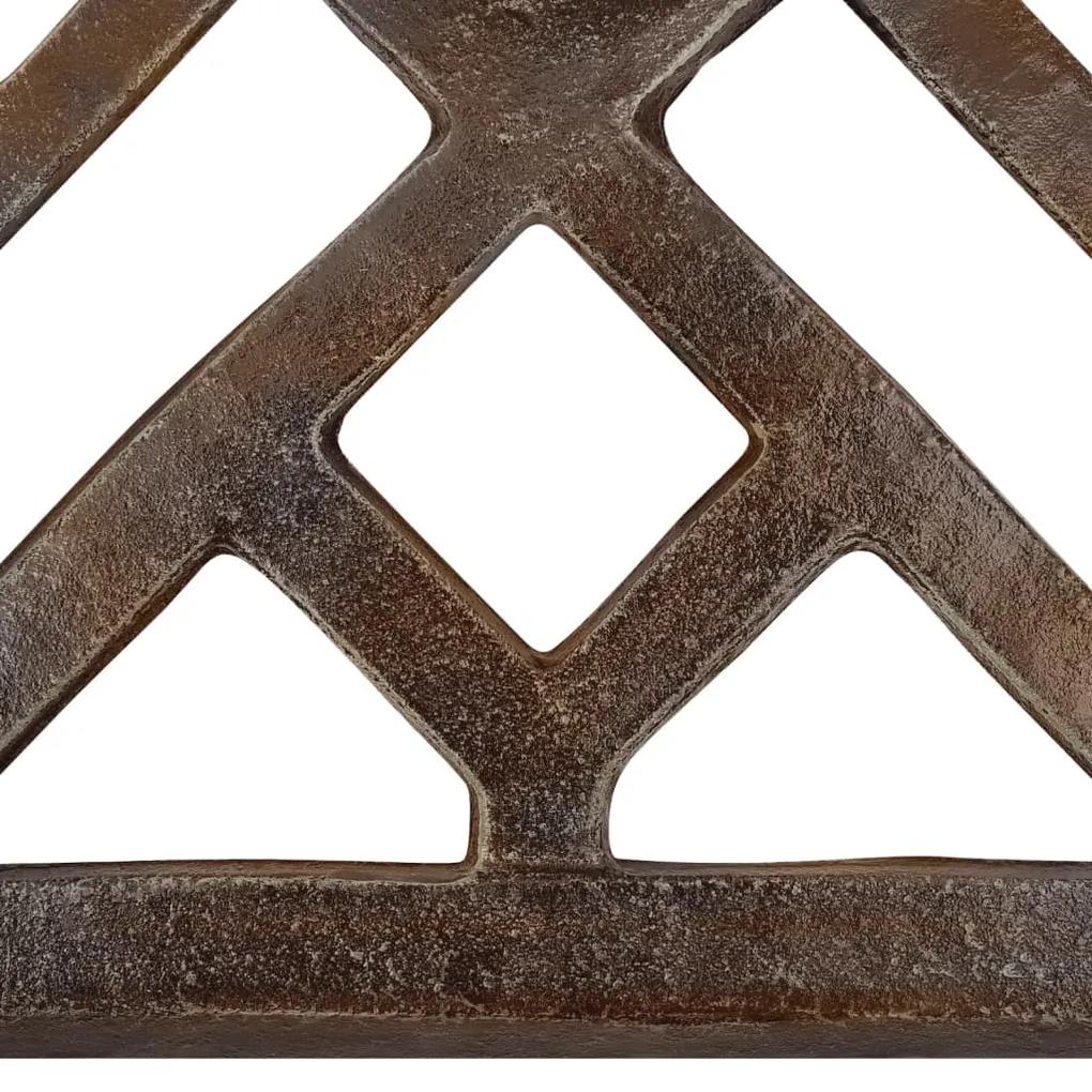Base para guarda-sol ferro fundido 44x44x31 cm bronze