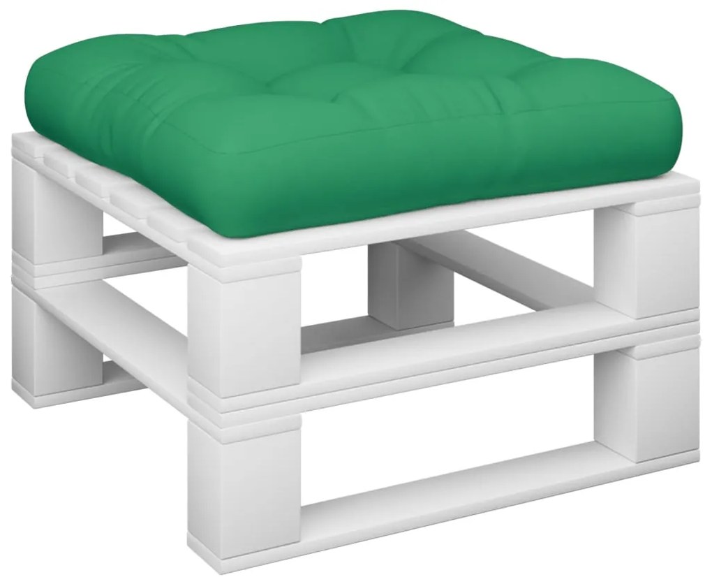 Almofadão para paletes tecido verde