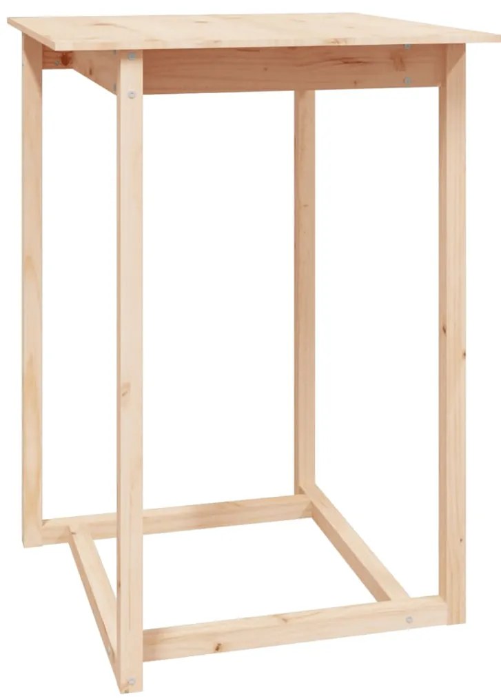 5 pcs conjunto de bar pinho maciço