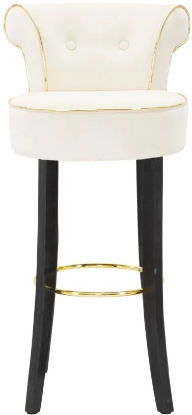 BANCO DE BAR LUXY 46X48X96 CM CREME