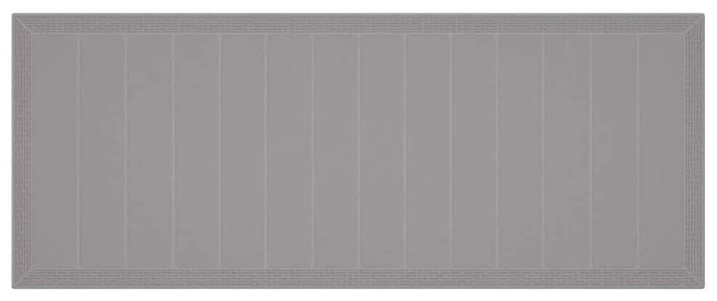 Conjunto de Jantar ao Ar Livre 9 pcs Branco 250 x 100 x 73 cm