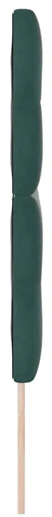 Cabeceira LED Verde Escuro 72 cm Veludo