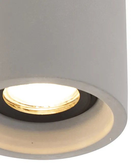 LED Foco de teto redondo inteligente em betão com Wi-Fi GU10 - Deep Rústico ,Country / Rústico