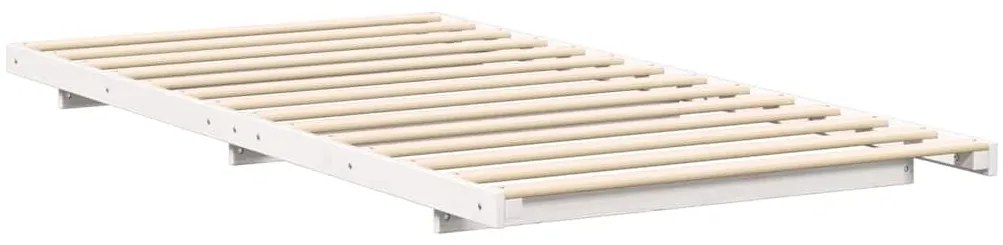 Estrutura de cama de chão Branco 90 x 210 cm