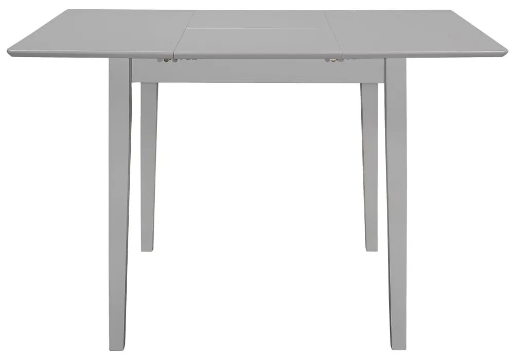 3 pcs conjunto de jantar MDF cinzento
